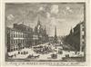Collection of approximately 110 etched and engraved views of Italy.